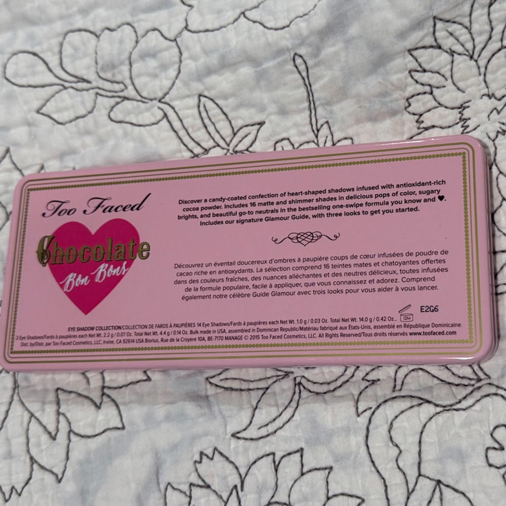 Too Faced Chocolate Bon Bons eyeshadow palette. NWOB - Picture 3 of 3